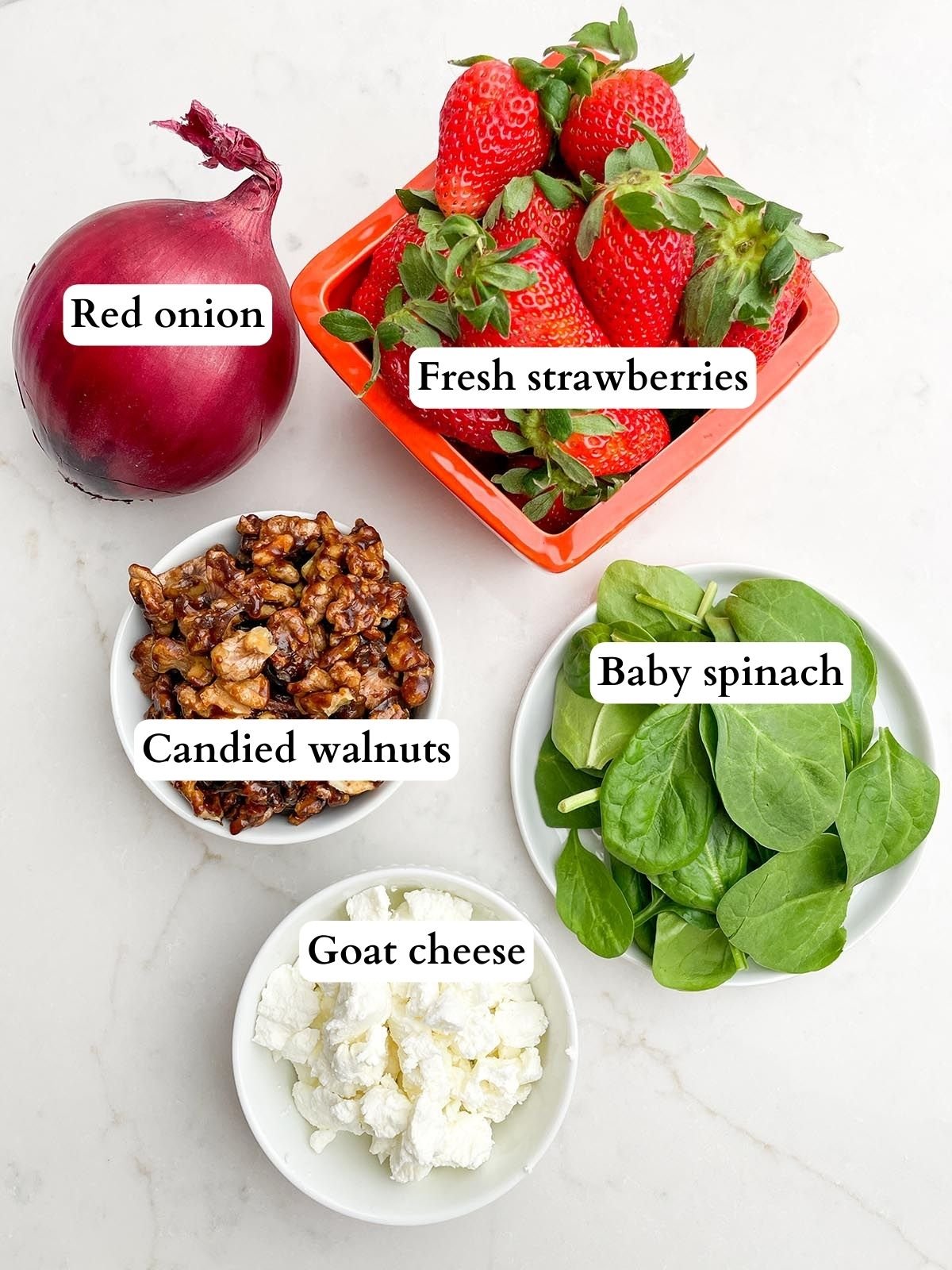 strawberry goat cheese salad ingredients